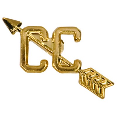 Cross Country Lapel Pin