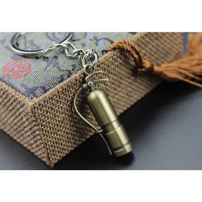 Brass Extinguisher Key Chain