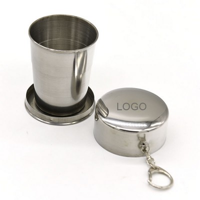 4.5 Oz. Collapsible Stainless Steel Cup