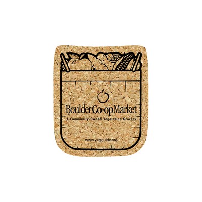 5" Standard Cork Shopping Bag Coaster