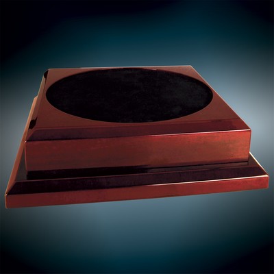 11" x 11" Rosewood Royal Piano Finish Pedestal Base