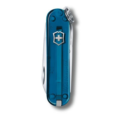 Swiss Army Rally Knife Translucent Sky High Blue