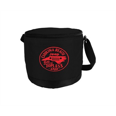 Round cooler bag