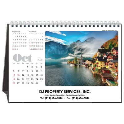 Scenic World 2025 Desktop Calendar