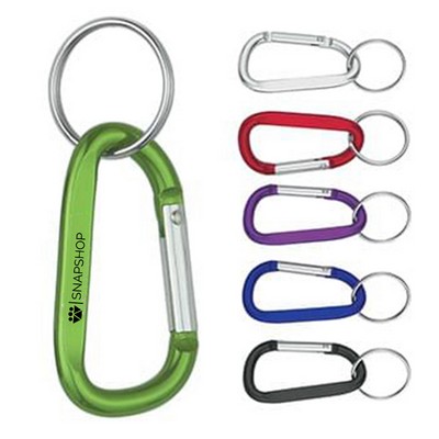 8mm Carabiner With Split Ring