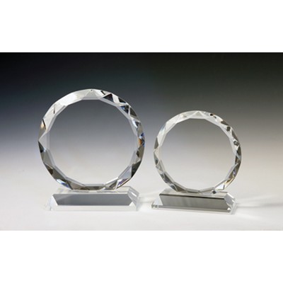 Sunrise optical crystal award/trophy 6"H