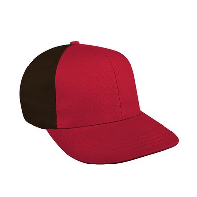 USA Made Pro Style Contrast Back Twill Cap w/Hook & Loop Closure