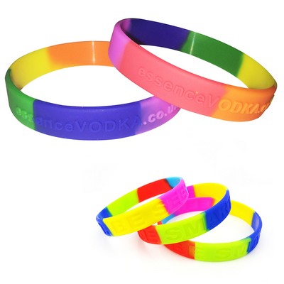 Rainbow Silicone Bracelet