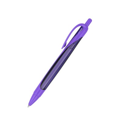 Colorful See Through Plastic Pen