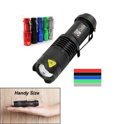 Super Bright Zoomable Or Telescopic LED Flashlight