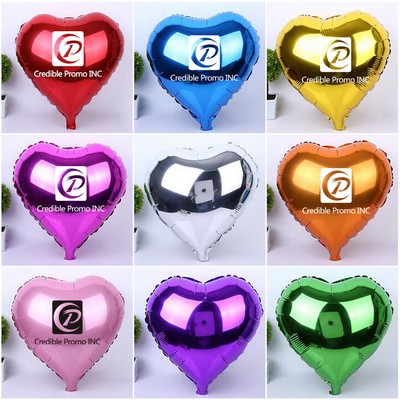 Custom Heart Shape Mylar Balloon Or Aluminum Foil Balloon