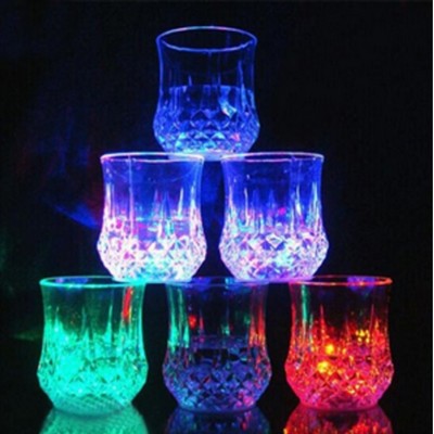 Colorful Led Glowing Wine Whisky Cup Flash Light