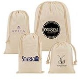 1 Color Short Run Cotton Drawstring Pouch (5"x8")