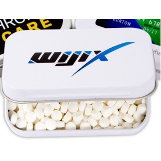 Rectangular Tin w/Shaped Mints