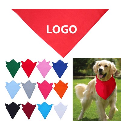 Large Pet Triangle Bandannas