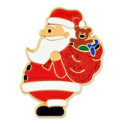 Santa with Toys Pin