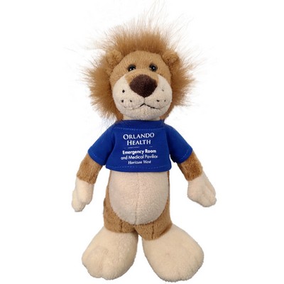 13" Stuffed Long Body Animal - Lion