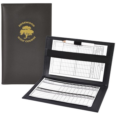 Golf Pro Scorecard Holder -Top grain leather