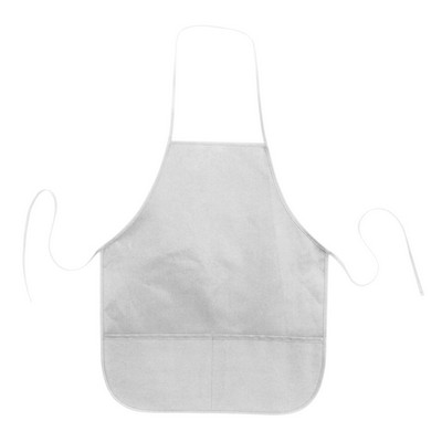 Heather NL2R Long Round Bottom Cotton Twill Apron