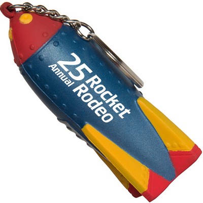 Multicolor Rocket Stress Reliever/Keyring