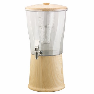 Elite Hydro-Dipped Cold Beverage Dispenser (Light Wood Tan)