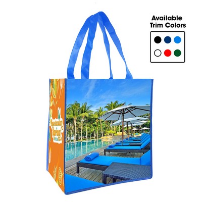 Deluxe 12" Laminated Tote