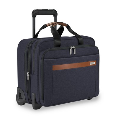 Briggs & Riley™ Kinzie Street Medium Expandable Rolling Briefcase (Navy)