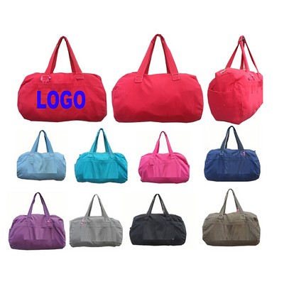 Cotton Stone Washed Canvas Lugguage Tote Handbag