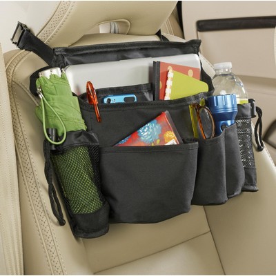 High Road Car Organizers by Talus® SwingAway™ Car Seat Organizer, Black