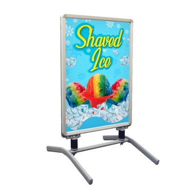 Shaved Ice Pre Printed Springster™ L Snap Frame - Blue