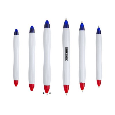 White Double Sided Pen