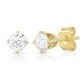 Jilco Inc. 1.25 TWT Yellow Gold Diamond Earrings