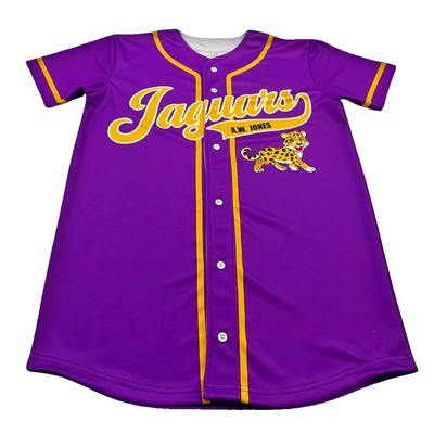 Dye Sublimated Baseball Jersey