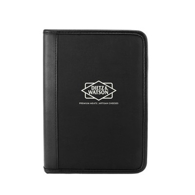 Black Zipper Portfolio 12.5" x 10.25