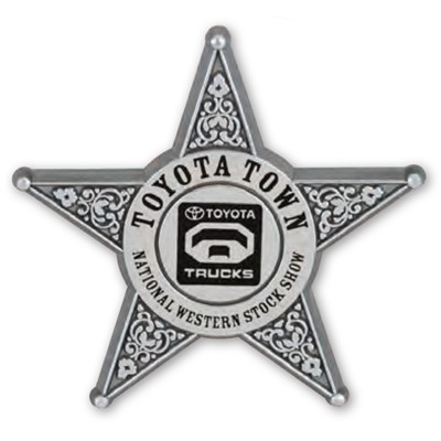 Sheriff 5 Point Plastic Star Badge