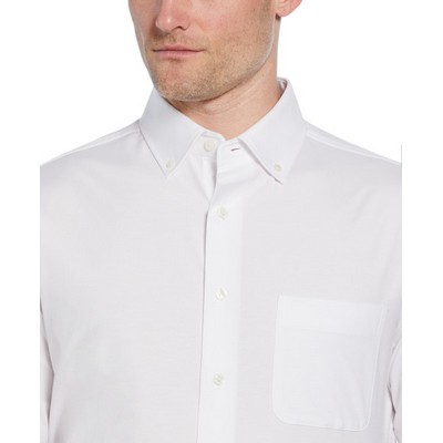 Perry Ellis Men's Heathered Woven Shirt