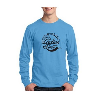 Port & Company 5.4 oz 100% Cotton Performance Long-Sleeve T-shirt