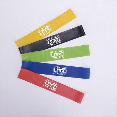 Set of 5 Exercise Mini Bands Resistance Band Set