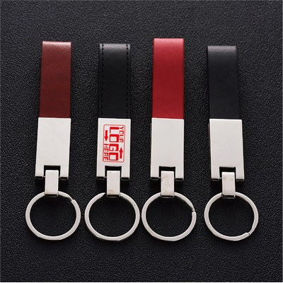 Leather Strap Keychain