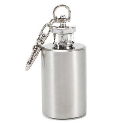 1 oz. Column Flask Keychain