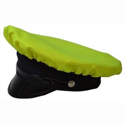 High-Vis Lime/Black Reversible Waterproof Hat Cover for Traditional 8-Point Hat