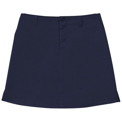 Classroom Uniforms Juniors Stretch Fly Front Scooter Skirt