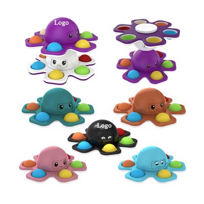 Face-Changing Octopus Fidget Spinner Toy