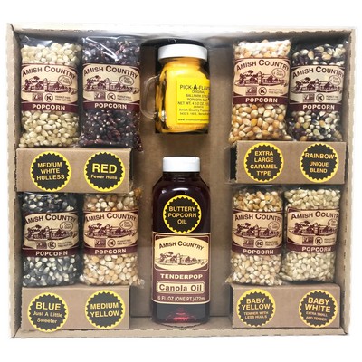 Amish Country Popcorn Open 4 Oz. Popcorn Variety Gift Set