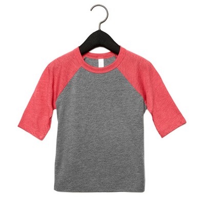 Bella+Canvas Toddler 3/4 Baseball Tee