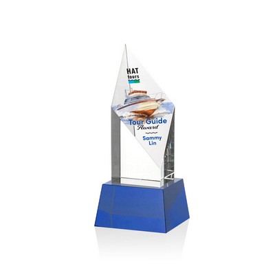 VividPrint™ Award on Base - Vertex/Blue 8"