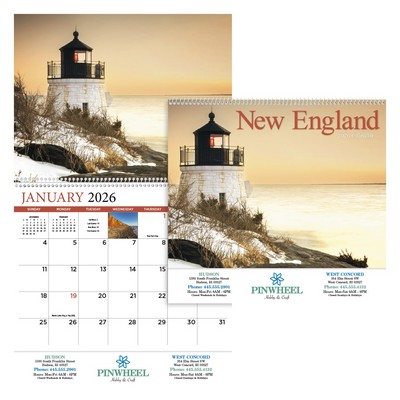 New England Appointment Calendar - Spiral