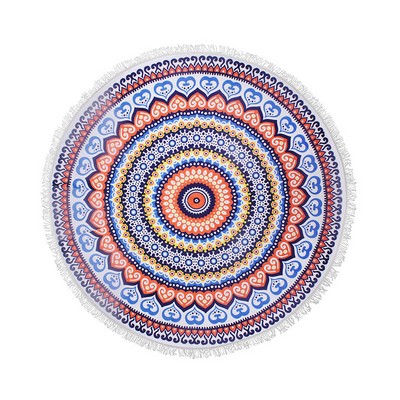 Large Round Microfiber Beach Towel