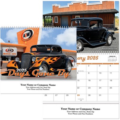 Days Gone By Wall Calendar Spiral