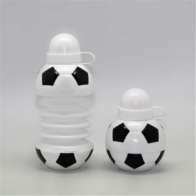 Folding water bottle in ball shape